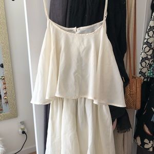 Lovers + friends white dress